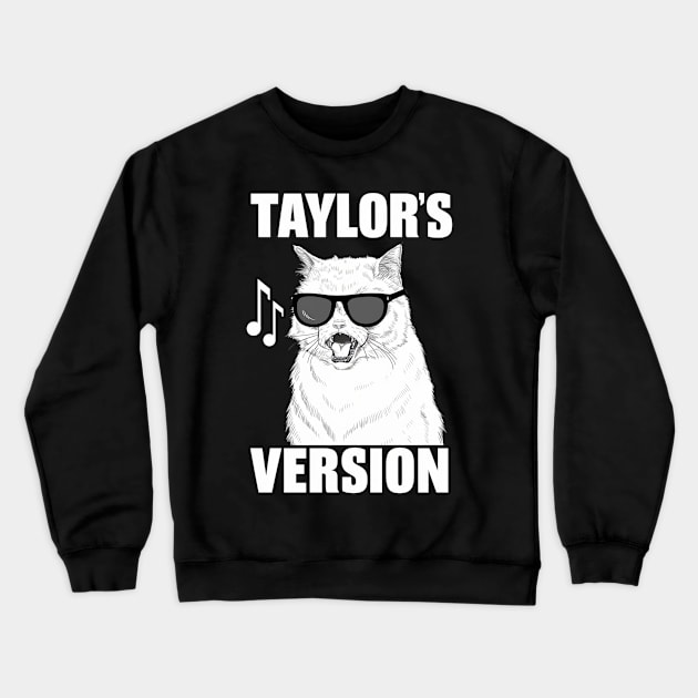 taylors cat version Crewneck Sweatshirt by Aldrvnd